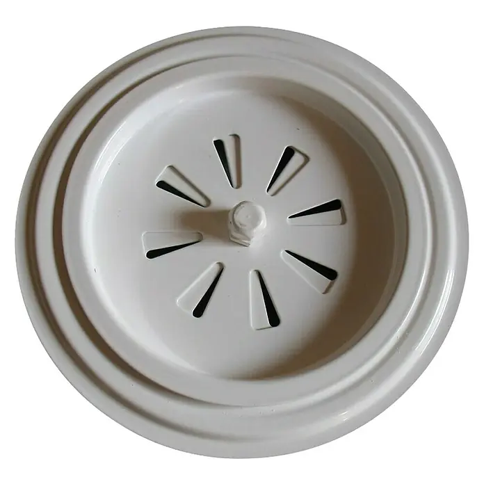 Ventilacijska rešetka - Promjer: 118 mm - Pogled odozgo