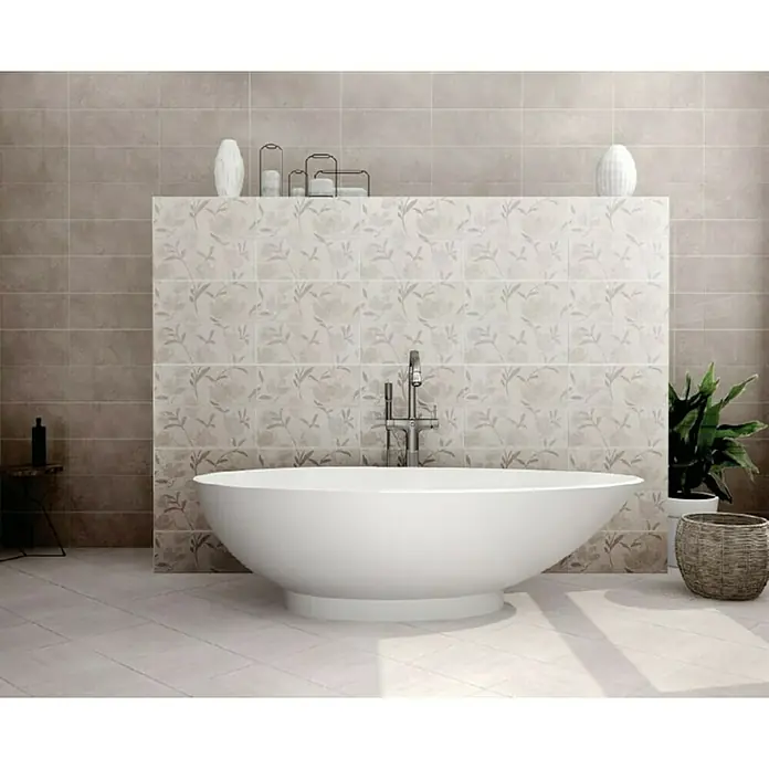 Gorenje Keramika Zidna pločica Unica - 50 x 20 cm, 1,8 m², Bijele boje - Živopisni prikaz