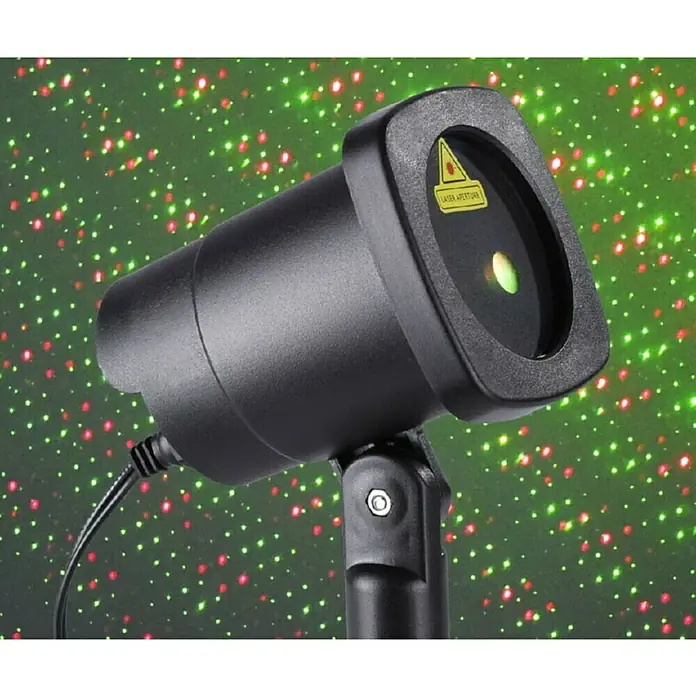 LeuchtenDirekt Laserski LED reflektor - 6 W, IP44, Crne boje - Živopisni prikaz