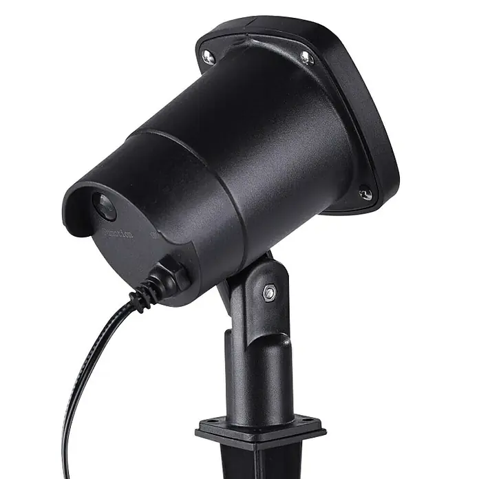 LeuchtenDirekt Laserski LED reflektor - 6 W, IP44, Crne boje - Dijagonalni pogled