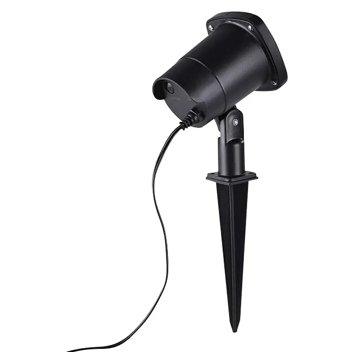 LeuchtenDirekt Laserski LED reflektor - 6 W, IP44, Crne boje - Pogled straga