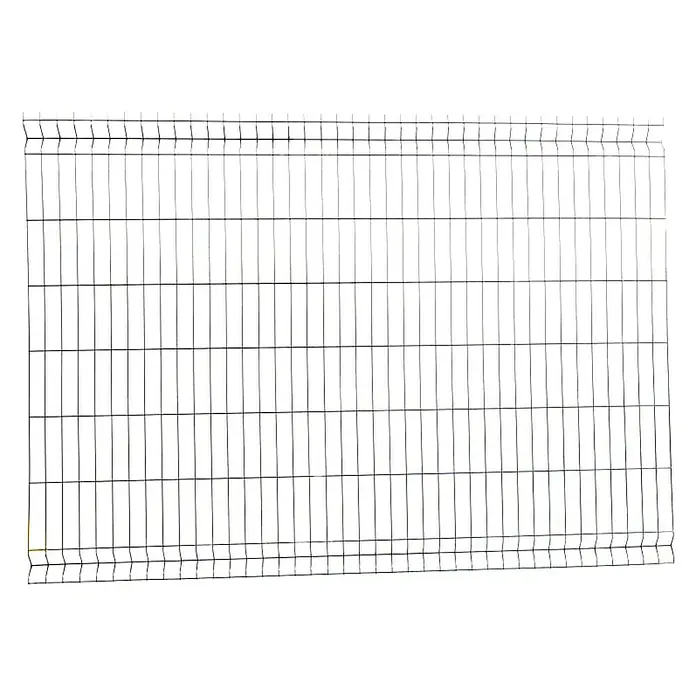 Rešetkasta ograda - Boja: Sive boje, D x V: 200 x 83 cm - Pogled sprijeda
