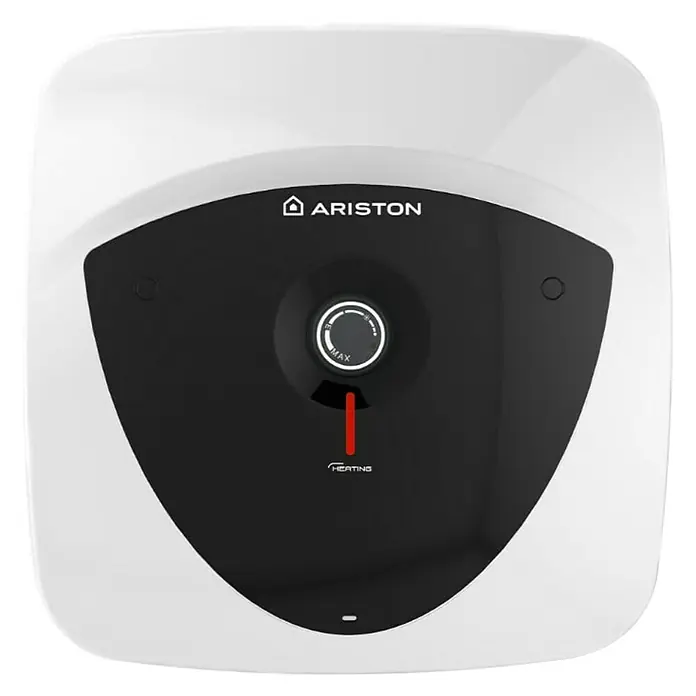 Ariston Nadpultni grijač vode Andris Lux 6 OR EU - Bijelo-crne boje, Snaga grijanja: 1.500 W - Pogled sprijeda