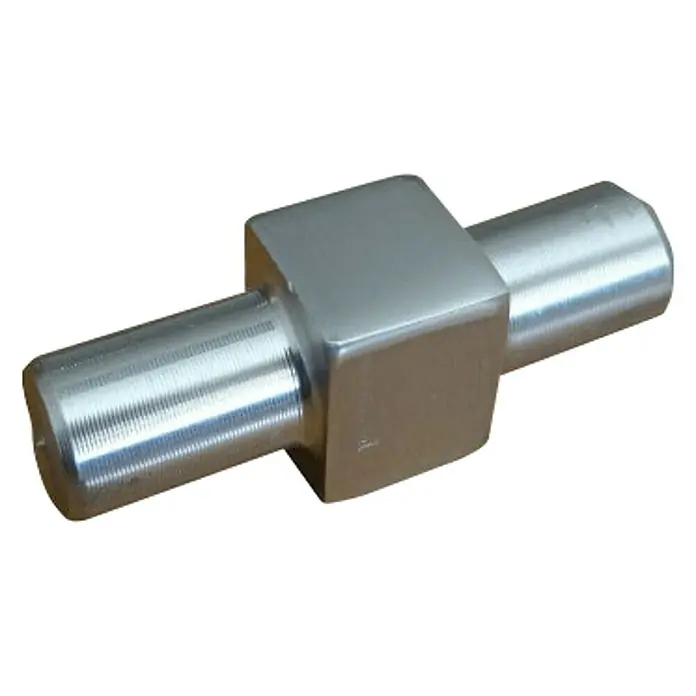 Spojnica za rukohvate - 11 x 13 mm, Aluminij - Dijagonalni pogled