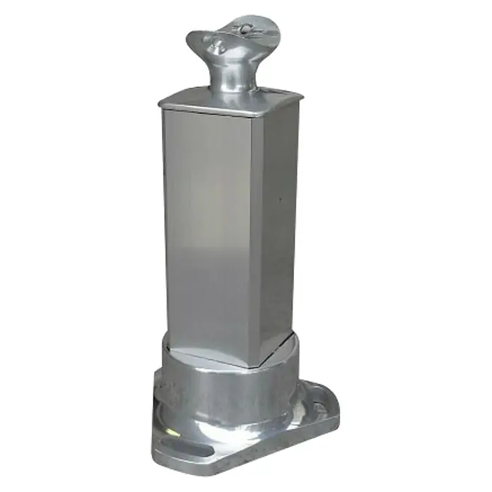 Stup za rukohvate s jednom ispunom - 150 mm, Aluminij - Dijagonalni pogled