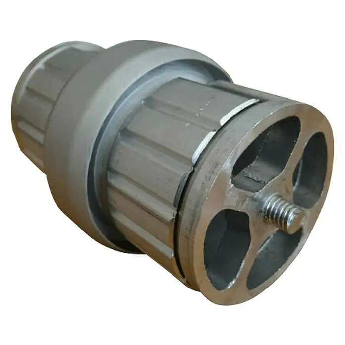 Spojnica za rukohvate - Promjer: 50 mm, Aluminij - Dijagonalni pogled