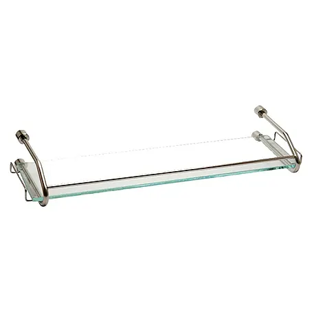 Staklena polica za kupaonicu Inox