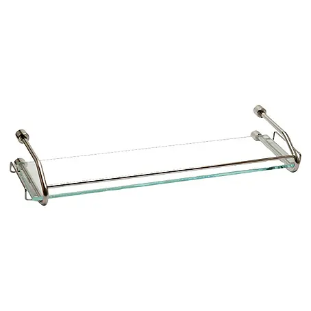 Staklena polica za kupaonicu Inox