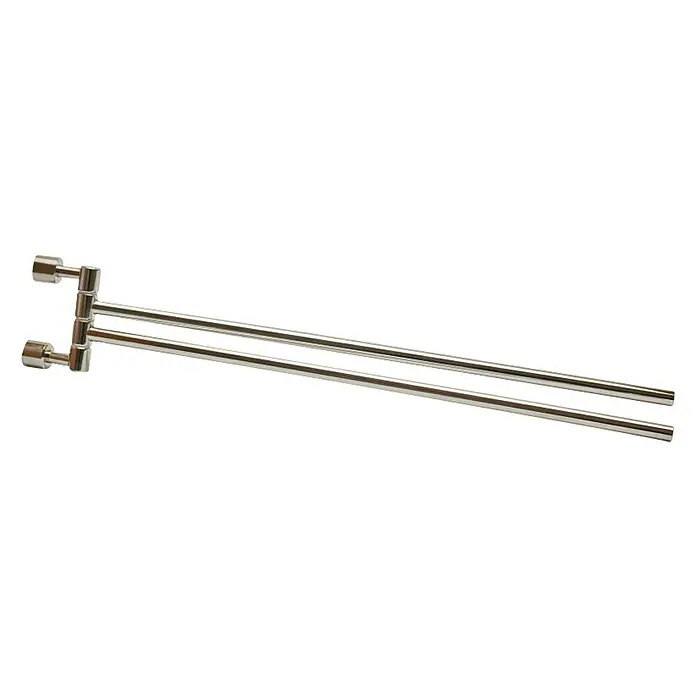 Držač ručnika za ruke Inox - Duljina: 40 cm, Plemeniti čelik, Sjaj - Dijagonalni pogled