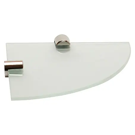 Staklena polica za kupaonicu Inox