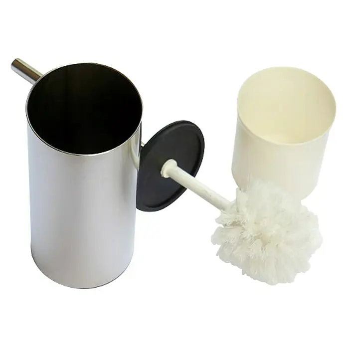 Garnitura WC četke Inox - Plemeniti čelik, Srebrne boje - Pogled odozgo