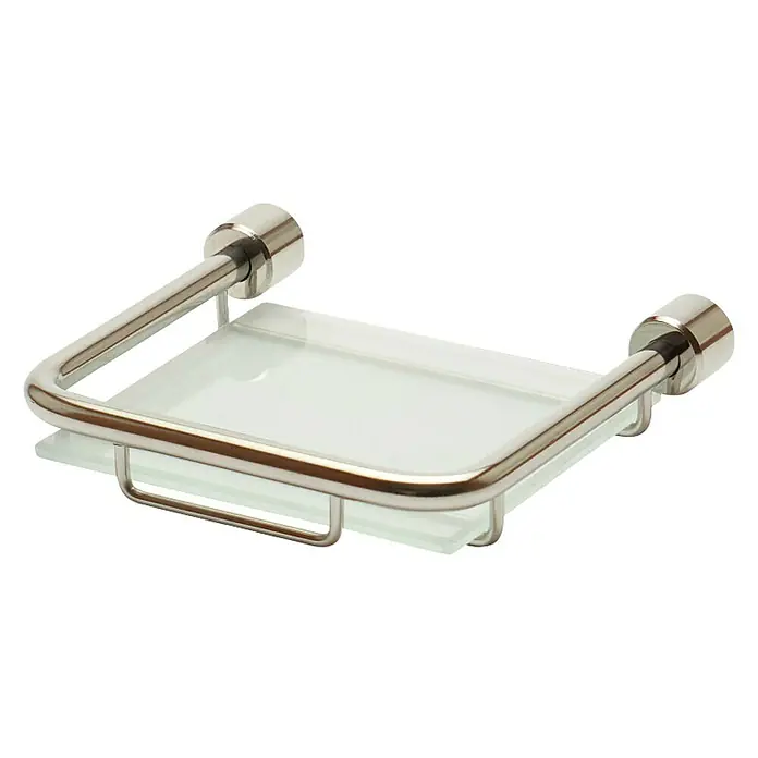 Držač sapuna Inox - Zlatne boje, Plemeniti čelik, Sjaj - Dijagonalni pogled