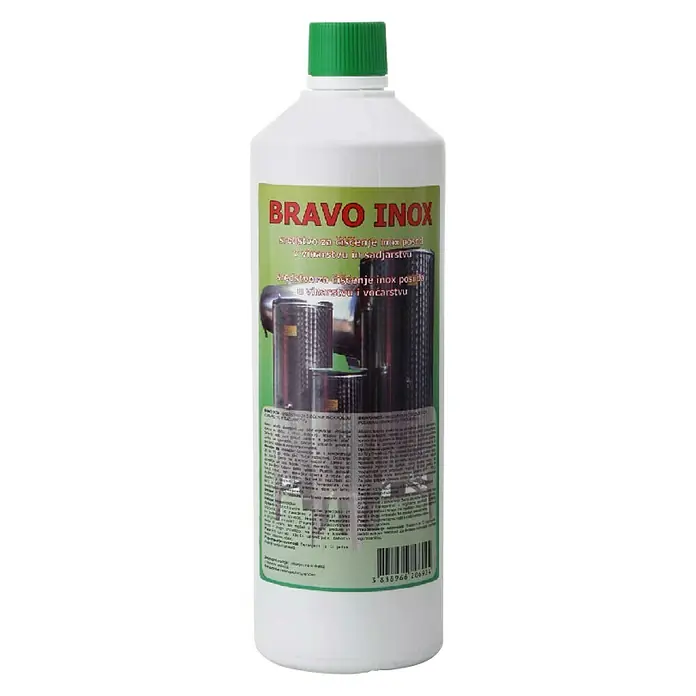 Sredstvo za čišćenje Bravo Inox - 1 l - Pogled sprijeda