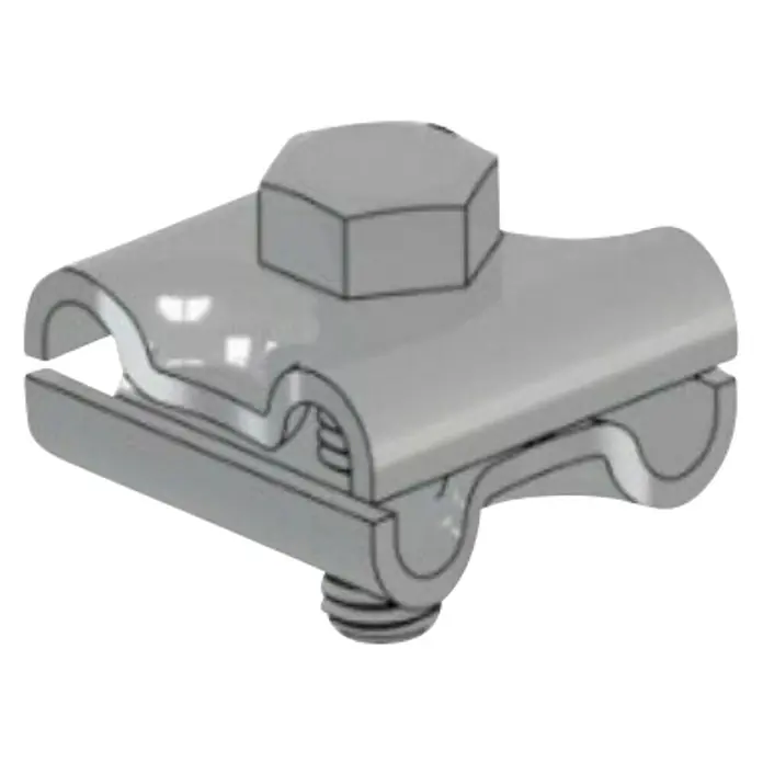 Križna spojnica za okrugli gromobranski vodič - D x Š: 48 x 48 mm
