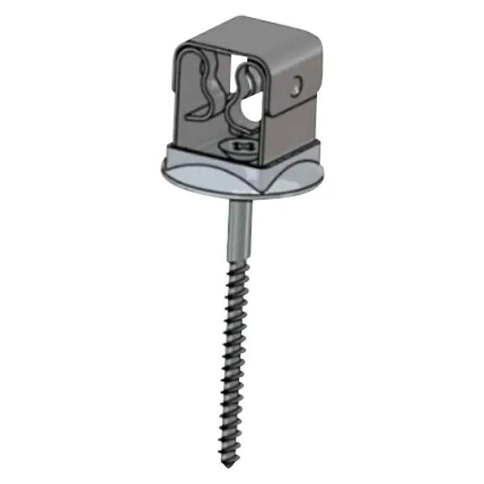 Zidni nosač za okrugli gromobranski vodič - 105 mm