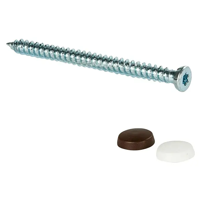 Fischer Vijak za prozorski okvir - 112 mm, Ravna glava, Promjer provrta: 6 mm, 8 kom - Dijagonalni pogled