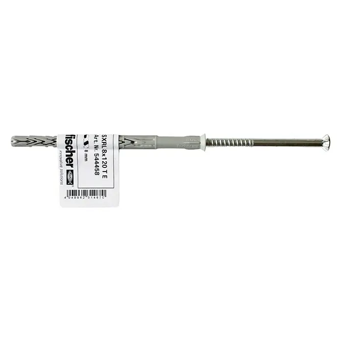 Fischer Udarna tipla s vijkom SXRL 8x120 T E - Promjer tiple: 8 mm, Duljina tiple: 120 mm, Sadržaj: 1 kom - Pogled s desne strane