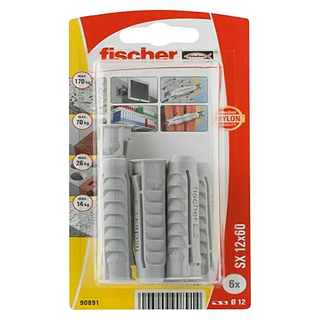 Fischer  Set de tacos SX 12 x 60 K