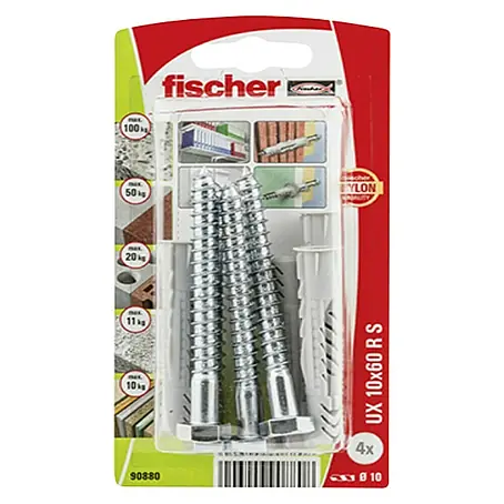 Fischer  Univerzalne tiple UX R 10 x 60 mm s vijcima