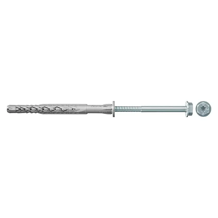 Fischer Univerzalna tipla SXRL FUS E - Ø x D: 14 x 200 mm, Materijal vijka: Čelik, 1 kom - Pogled s lijeve strane