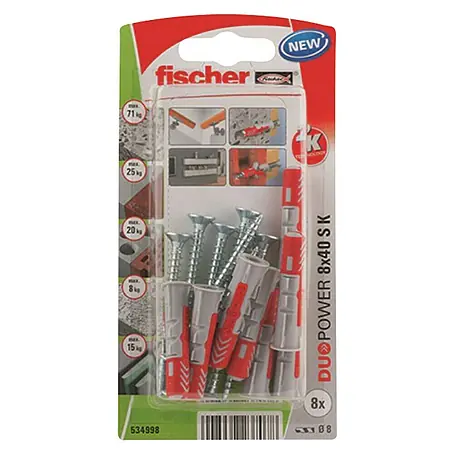 Fischer Duopower Set vijaka s tiplama