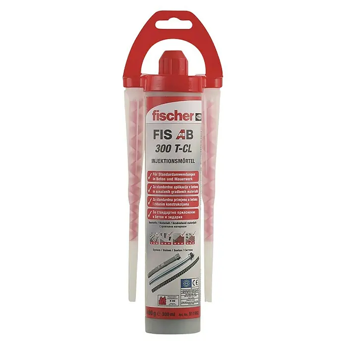 Fischer Injekcijski mort FIS AB 300 T-CL - 300 ml - Pogled sprijeda