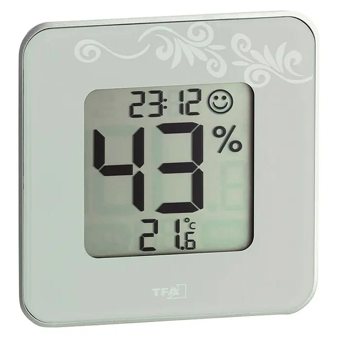 Termo-higrometar - Trenutna temperatura, 10,4 cm - Pogled sprijeda
