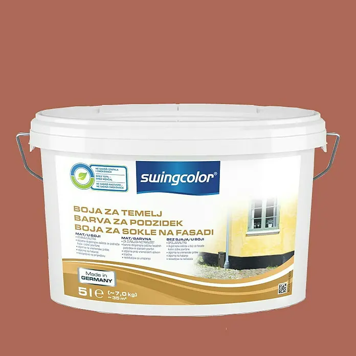 swingcolor Zaštitni premaz za temelje - 5 l, Crvena glina - Detaljan prikaz
