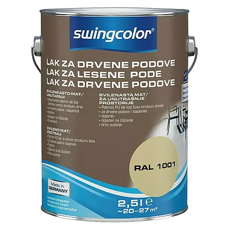 Lak za drveni pod Swingcolor