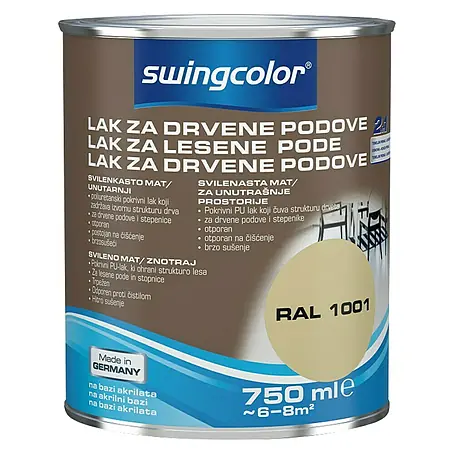 Lak za drveni pod Swingcolor