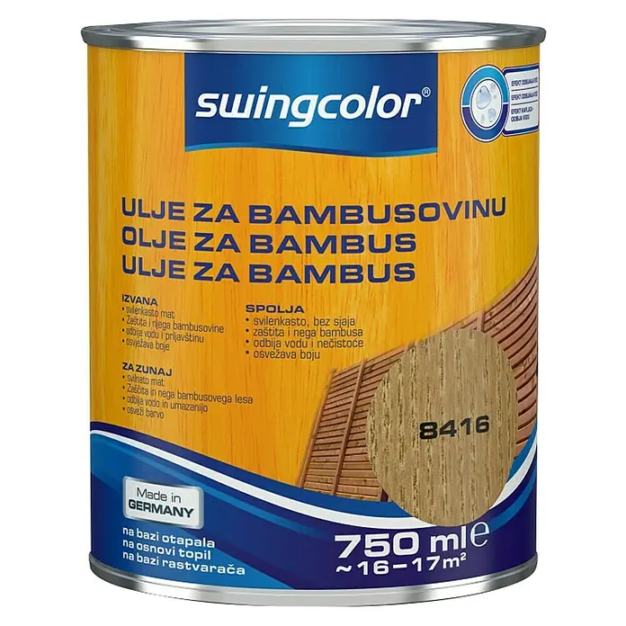 Ulje za bambus Swingcolor - 750 ml, Svilenkasti mat - Pogled sprijeda
