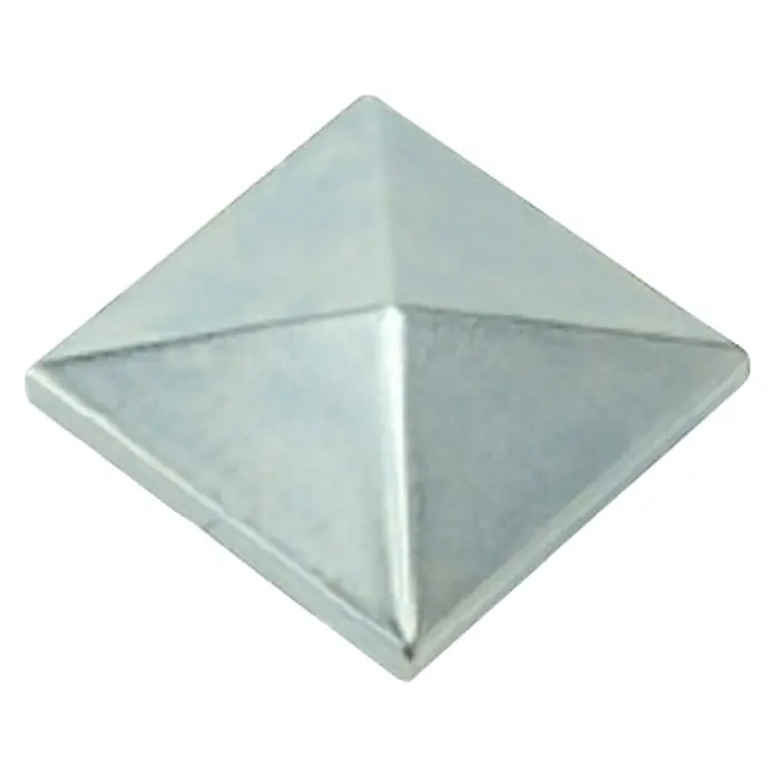 Kapica za stup - 34 x 34 mm, Kvadratno, Čelik - Pogled odozgo