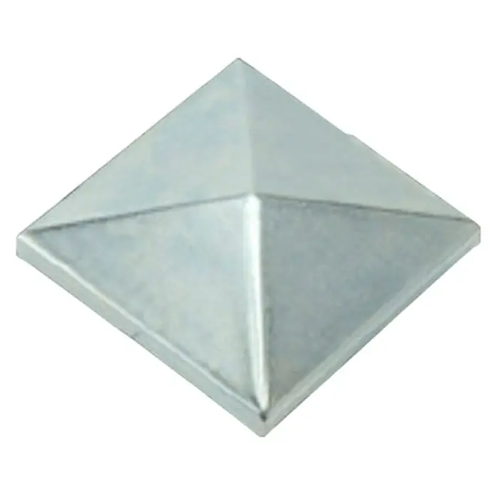 Kapica za stup - 54 x 54 mm, Kvadratno, Čelik - Pogled odozgo
