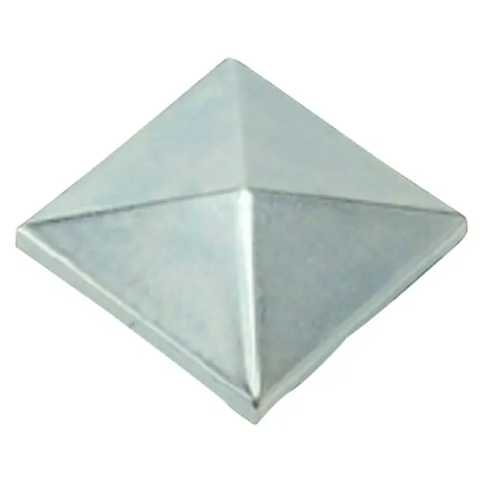 Kapica za stup - 104 x 104 mm, Kvadratno, Čelik - Pogled odozgo