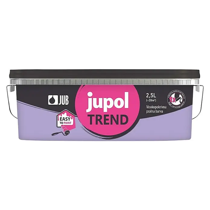 Jub Unutarnja disperzijska boja , Trend, lavanda - Ljubičaste boje, 2,5 l - Pogled sprijeda