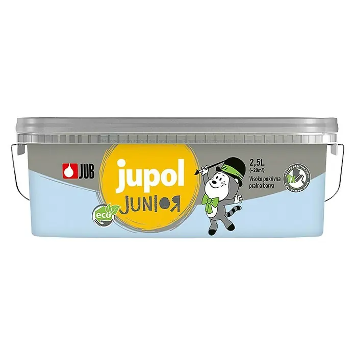 Jub Unutarnja disperzijska boja , Junior, blue - Plave boje, 2,5 l - Pogled sprijeda