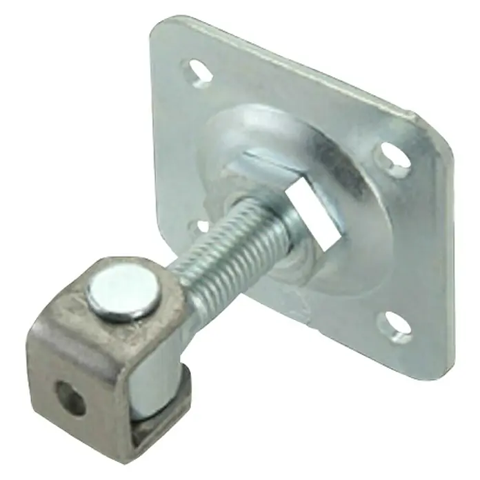 Okov za vrata s pločicom - 12 mm, 76 mm - Dijagonalni pogled