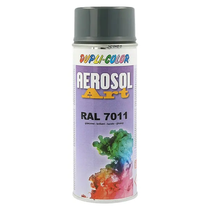 Dupli-Color Lak za raspršivanje - Blještav, 400 ml, Željezno sive boje - Pogled sprijeda