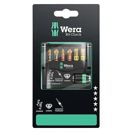Wera Premium Plus Komplet bit nastavaka BiTorsion 8700/6 BDC