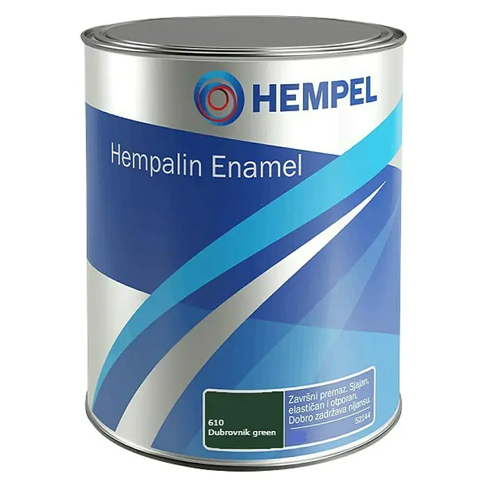 Hempel Lak u boji - Zelene boje - Pogled sprijeda