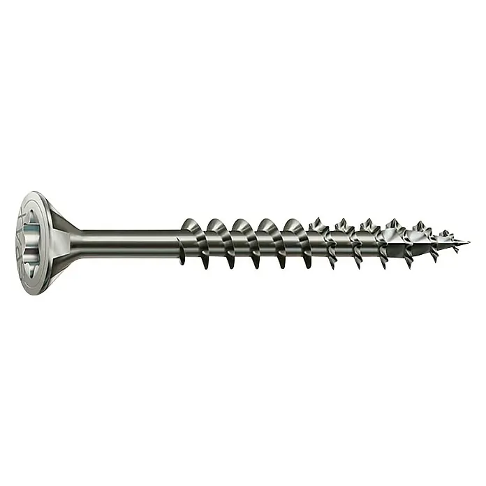 Spax T-Star plus Tornillo avellanado Inoxidable - Ø x L: 5 x 50 mm, Acero inoxidable, 25 uds., Rosca parcial - Vista de perfil derecho