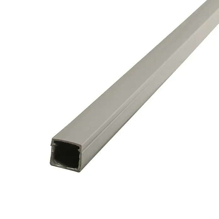 Kabelski kanal - D x Š x V: 2 m x 15 mm x 15 mm, Sive boje - Detaljan prikaz