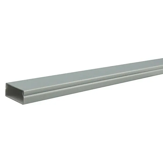 Kabelski kanal - D x Š x V: 2 m x 30 mm x 15 mm, Srebrne boje - Detaljan prikaz