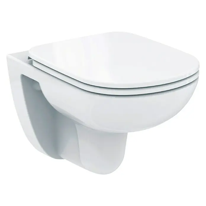 Ceramica Dolomite Gemma 2 Zidna WC školjka - Bijele boje - Dijagonalni pogled