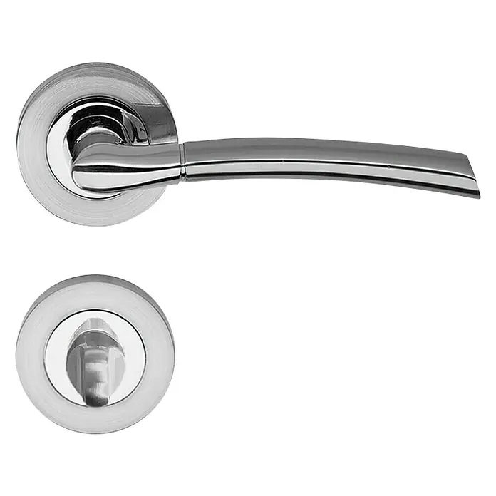 Set kvaka za vrata Dream - WC, Plemeniti čelik - Pogled sprijeda