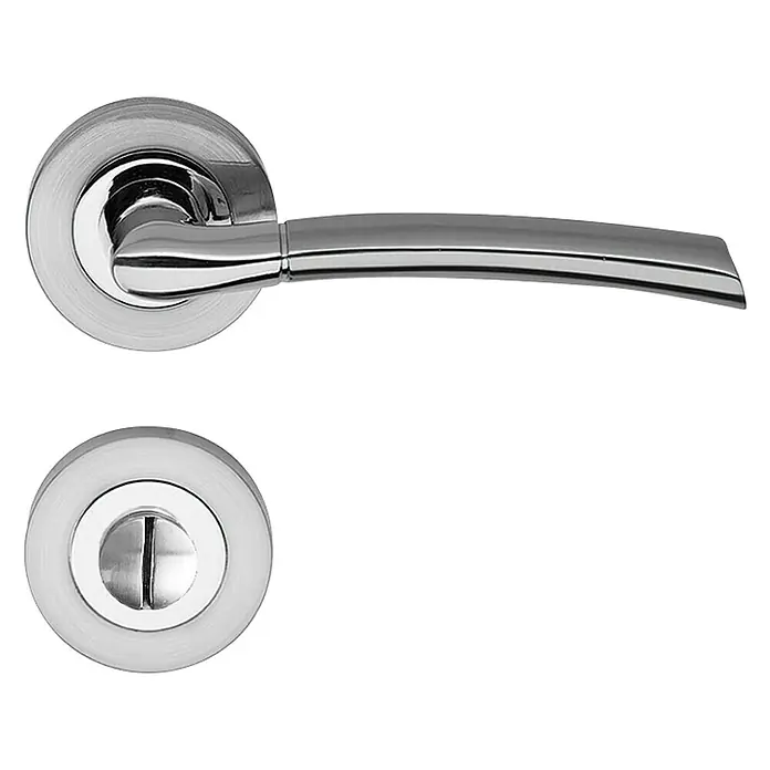 Set kvaka za vrata Dream - WC, Plemeniti čelik - Pogled sprijeda