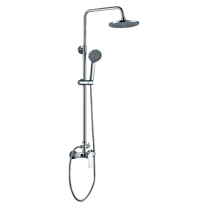 Aquaart Sustav tuš garniture Padova - Krom boje - Dijagonalni pogled