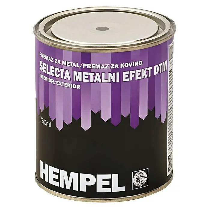 Hempel Lak u boji sa metalnim efektom - Sive boje, 750 ml - Pogled sprijeda