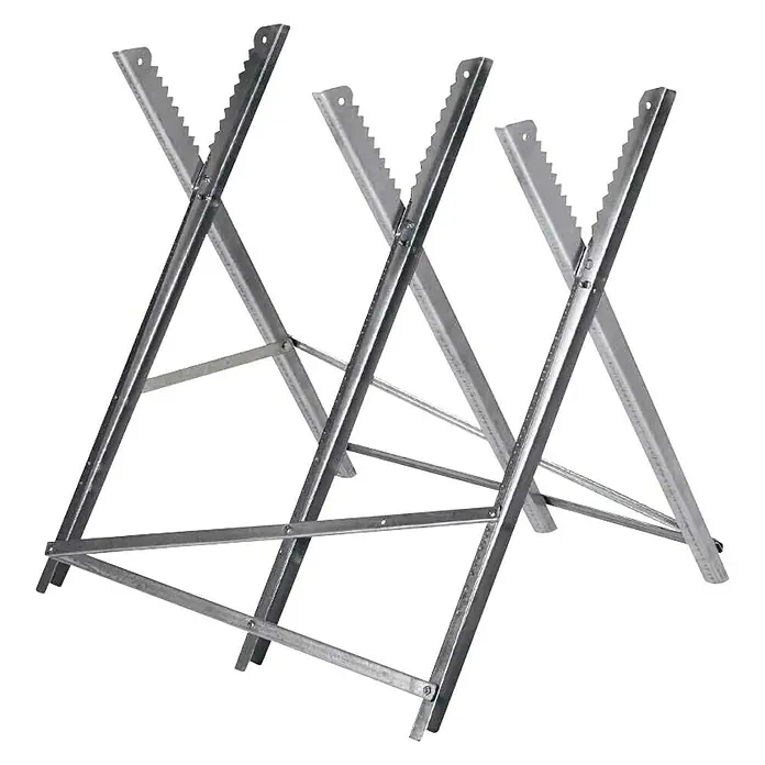 Einhell Metalni stalak za piljenje drva - Visina: 68 cm, Materijal: Čelik - Dijagonalni pogled