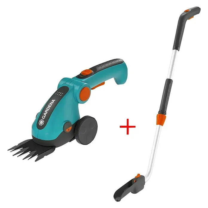 Gardena ComfortCut Akumulatorske škare za travu - 3,6 V, Litij-ionska, 3 Ah, 1 baterija, Širina reza: 8 cm - Dijagonalni pogled